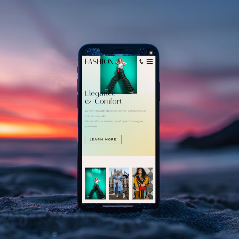 Fashion Website Design